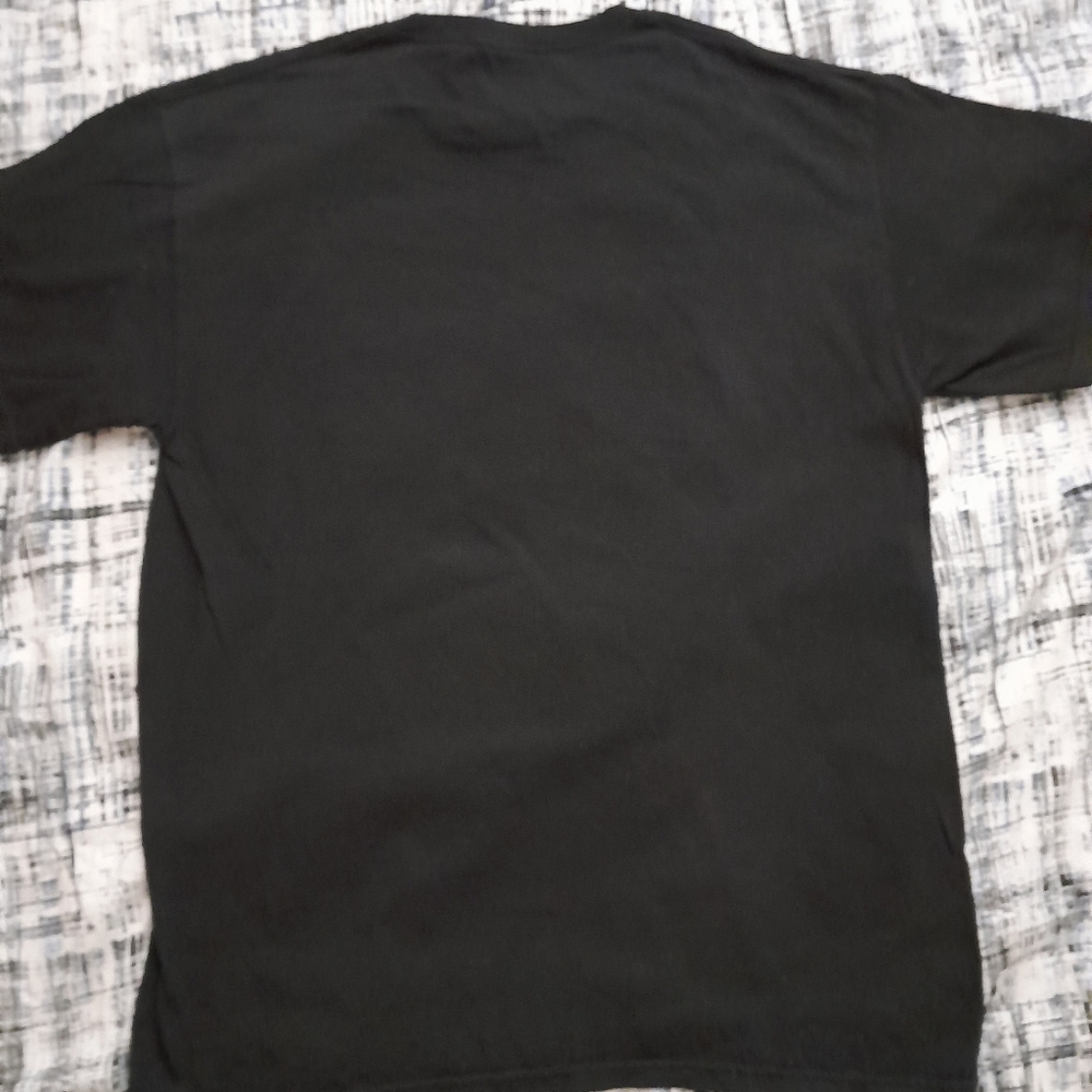 A black graphic t shirt of the hindu god narasimha - Picture 2 of 2